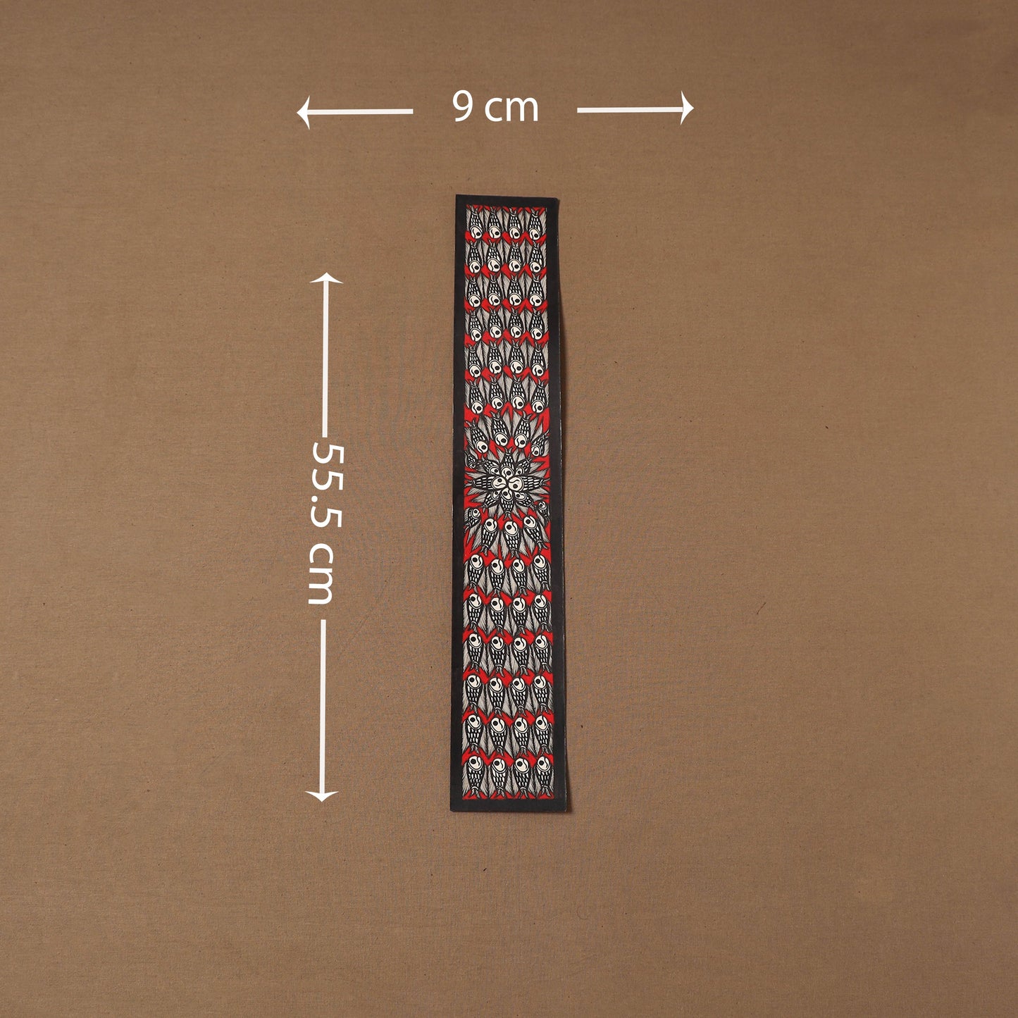 Handpainted madhubani painting by hira devi (22 x 3 in) 101