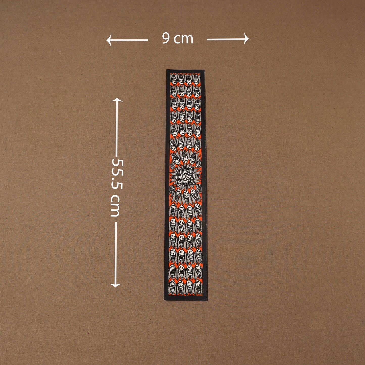 Handpainted madhubani painting by hira devi (22 x 3 in) 102