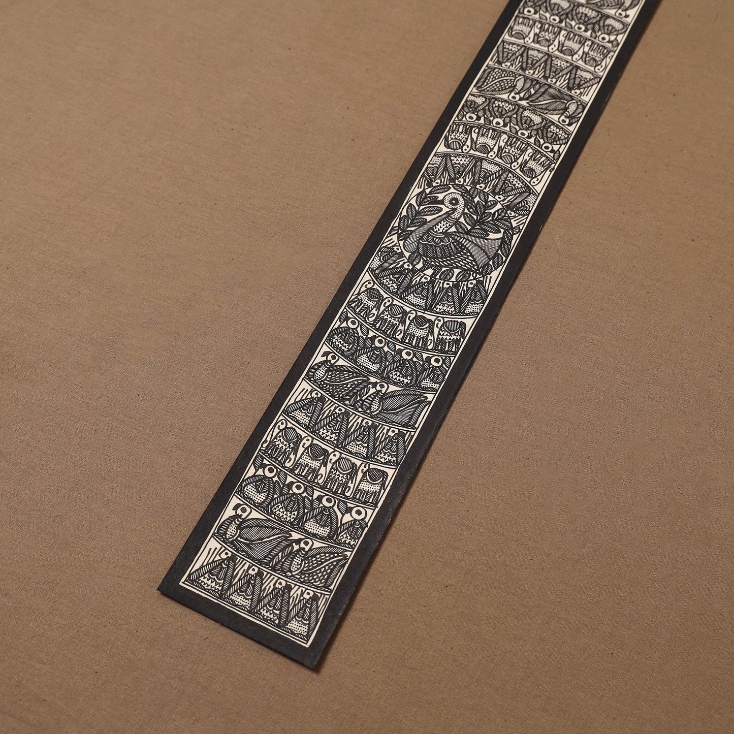 Handpainted madhubani painting by hira devi (22 x 3 in) 103