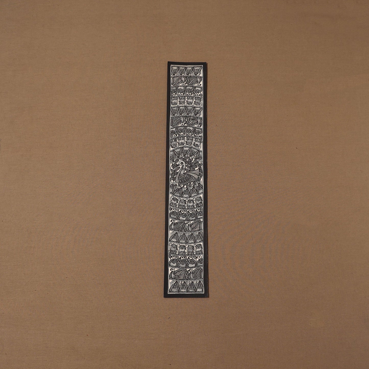 Handpainted madhubani painting by hira devi (22 x 3 in) 103