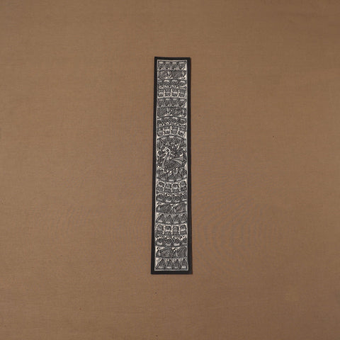 Handpainted madhubani painting by hira devi (22 x 3 in) 103