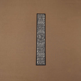 Handpainted madhubani painting by hira devi (22 x 3 in) 103