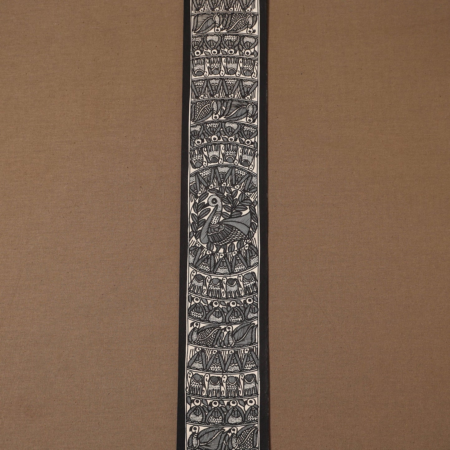 Handpainted madhubani painting by hira devi (22 x 3 in) 103