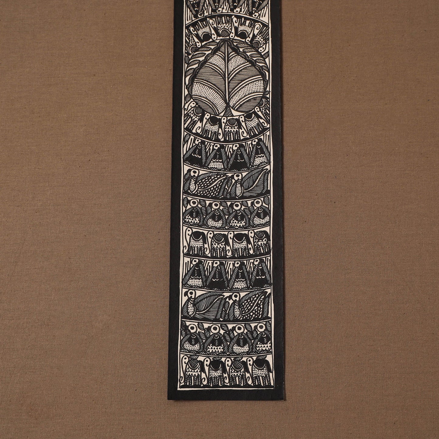 Handpainted madhubani painting by hira devi (22 x 3 in) 104