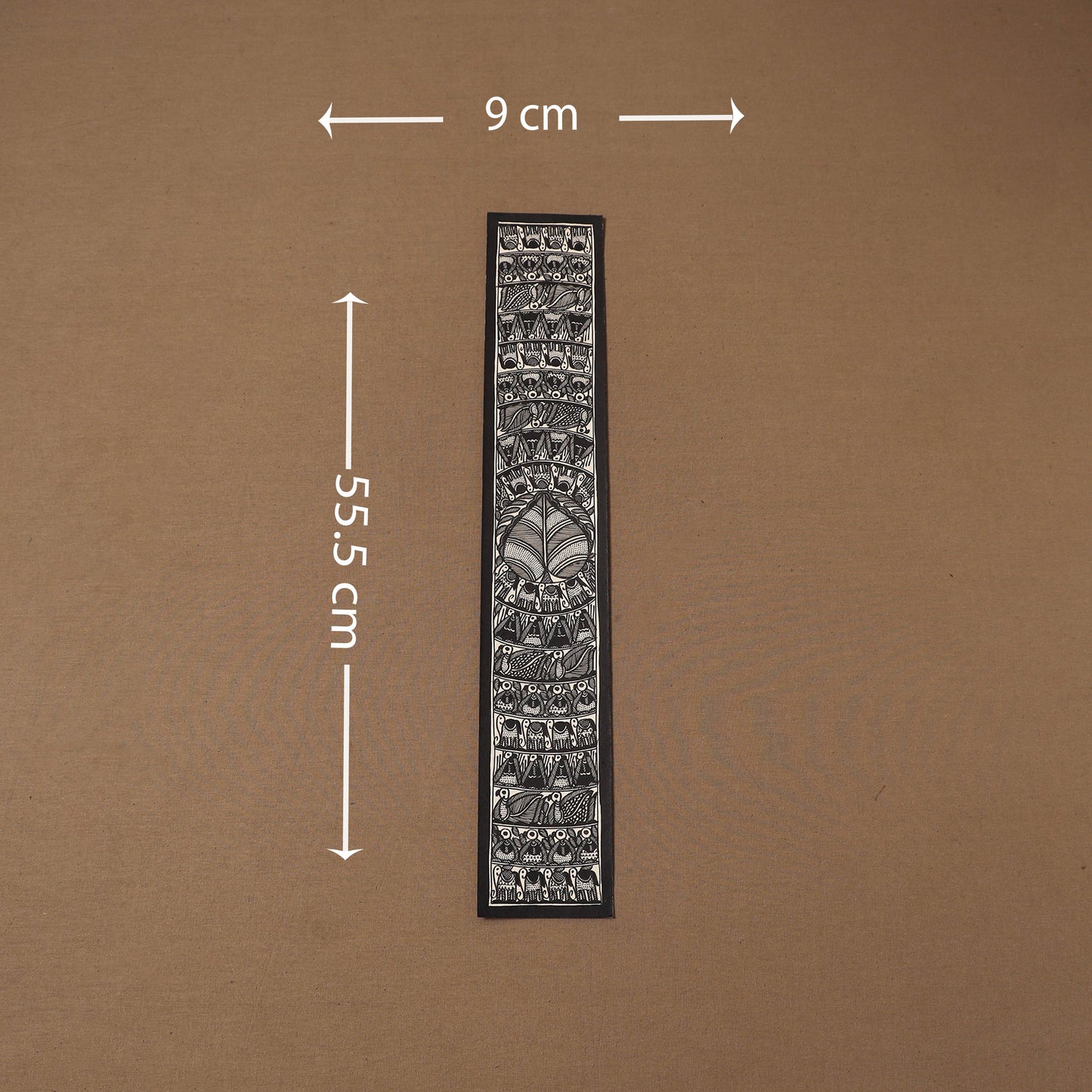 Handpainted madhubani painting by hira devi (22 x 3 in) 104