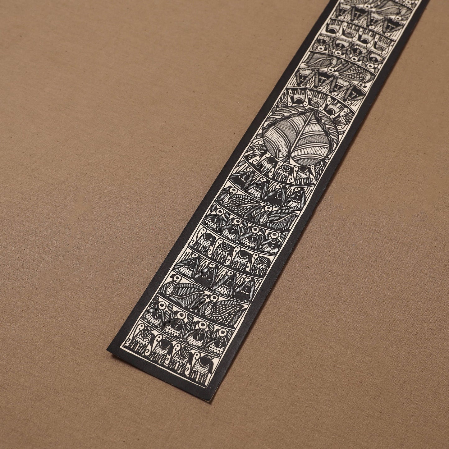 Handpainted madhubani painting by hira devi (22 x 3 in) 104