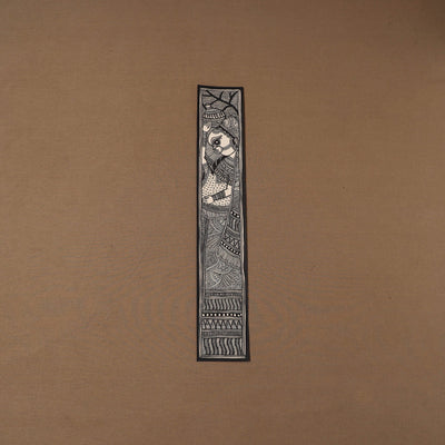 Handpainted madhubani painting by hira devi (22 x 3 in) 105