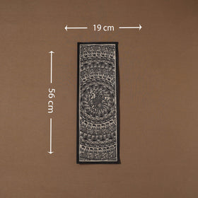 Handpainted madhubani painting by hira devi (22 x 7 in) 43