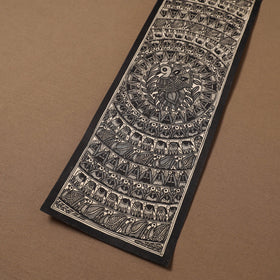 Handpainted madhubani painting by hira devi (22 x 7 in) 43