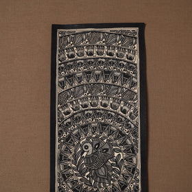 Handpainted madhubani painting by hira devi (22 x 7 in) 43