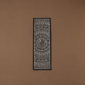 Handpainted madhubani painting by hira devi (22 x 7 in) 43