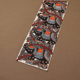 Handpainted madhubani painting by hira devi (22 x 7 in) 46