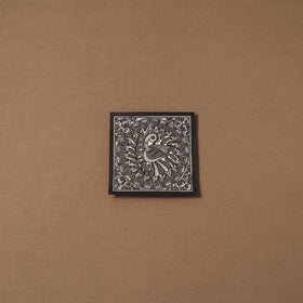 Handpainted madhubani painting by hira devi (6 x 6 in) 130