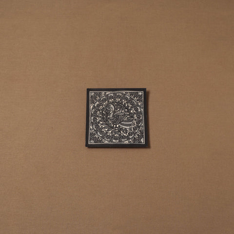 Handpainted madhubani painting by hira devi (6 x 6 in) 140