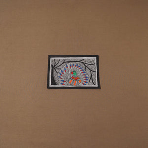 Handpainted madhubani painting by hira devi (7 x 11 in) 200