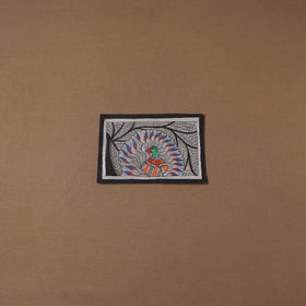 Handpainted madhubani painting by hira devi (7 x 11 in) 200