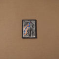 Handpainted madhubani painting by hira devi (7 x 5 in) 191