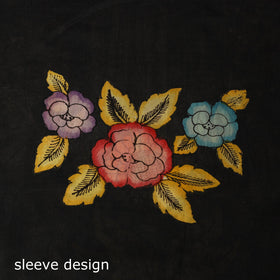 Handpainted srikalahasti bangalore silk pen kalamkari