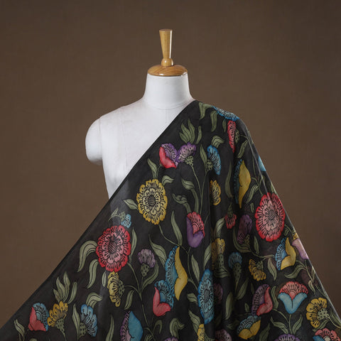 Handpainted srikalahasti silk cotton pen kalamkari fabric