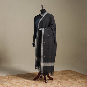 Peach - handspun handloom buti natural dyed cotton