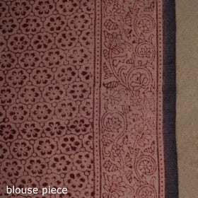 Handwoven merino wool natural dyed hand bagh saree 01