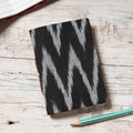  Ikat Fabric Cover Handmade Paper Notebook 