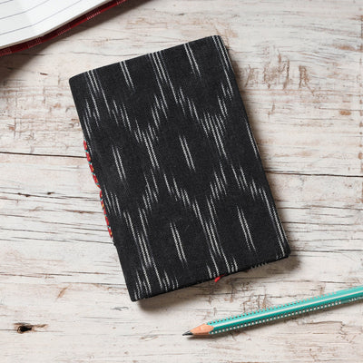  Ikat Fabric Cover Handmade Paper Notebook 
