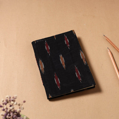  Ikat Fabric Cover Handmade Paper Notebook 