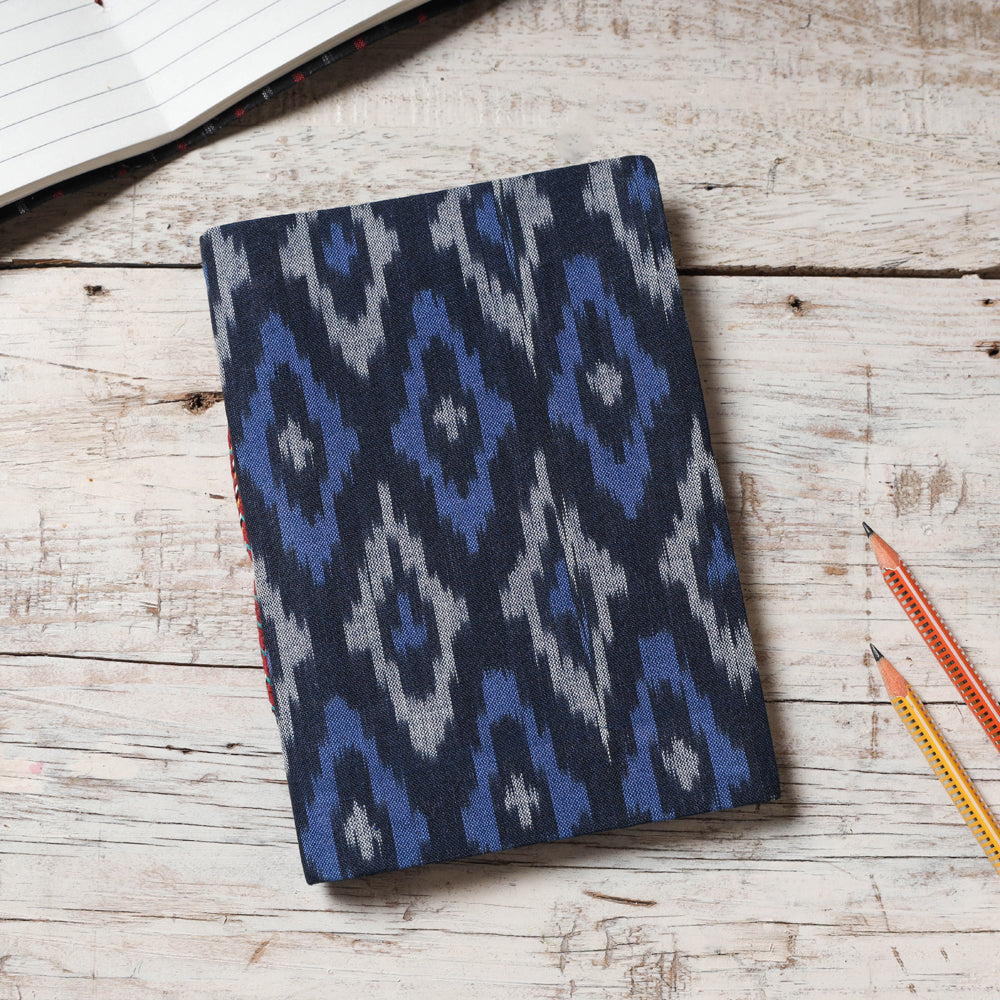 Buy Ikat Fabric Cover Handmade Paper Notebook Online at iTokri.com