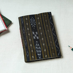  Ikat Fabric Cover Handmade Paper Notebook 