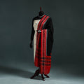 Ikat handloom cotton sambalpuri dupatta 01 - handcrafted
