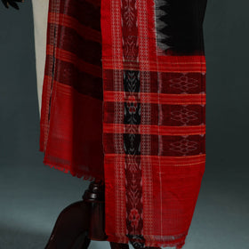 Ikat handloom cotton sambalpuri dupatta 01 - handcrafted