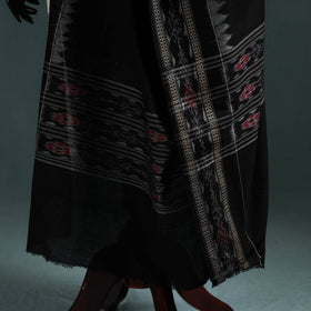 Ikat handloom cotton sambalpuri dupatta 16 - handcrafted