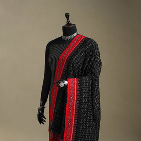 Black - ikat handloom cotton sambalpuri dupatta 19
