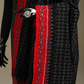 Black - ikat handloom cotton sambalpuri dupatta 19