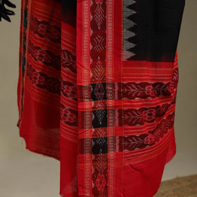Black - ikat handloom cotton sambalpuri dupatta 24