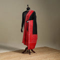 Red - ikat handloom cotton sambalpuri dupatta 44