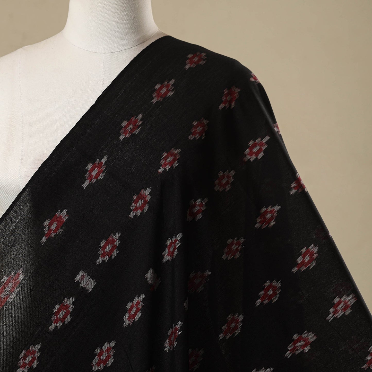 Ikat handloom cotton sambalpuri fabric 03 - handcrafted