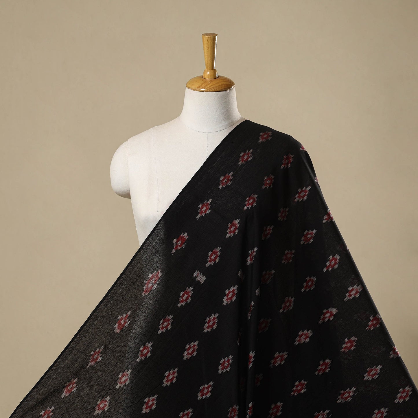 Ikat handloom cotton sambalpuri fabric 03 - handcrafted