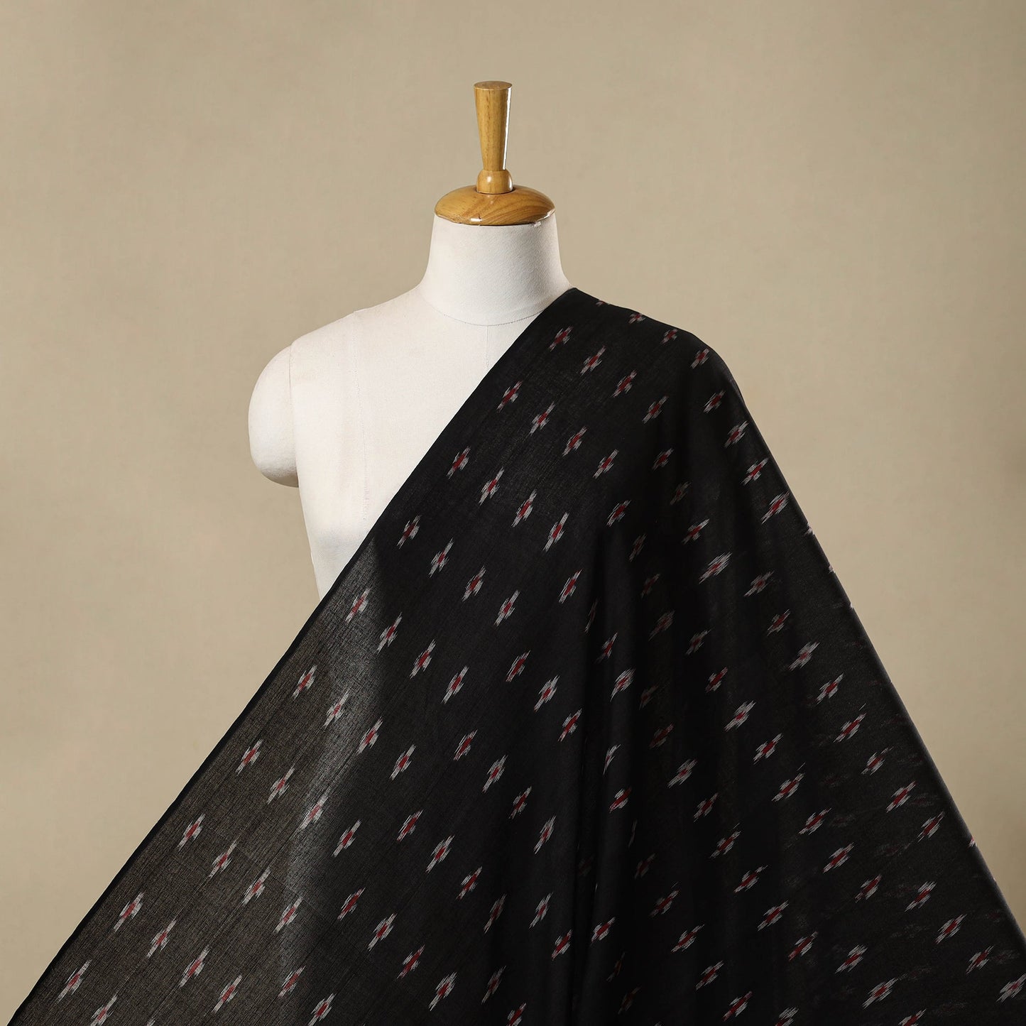 Ikat handloom cotton sambalpuri fabric 08 - handcrafted