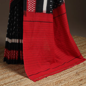 Black - ikat handloom cotton sambalpuri saree 18
