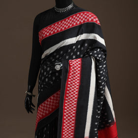 Black - ikat handloom cotton sambalpuri saree 18