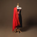 Ilkal kasuti embroidery khun silk 2pc unstitched dress