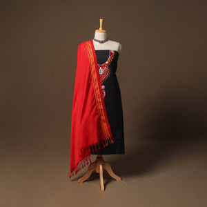 Ilkal kasuti embroidery khun silk 2pc unstitched dress