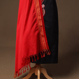 Ilkal kasuti embroidery khun silk 2pc unstitched dress