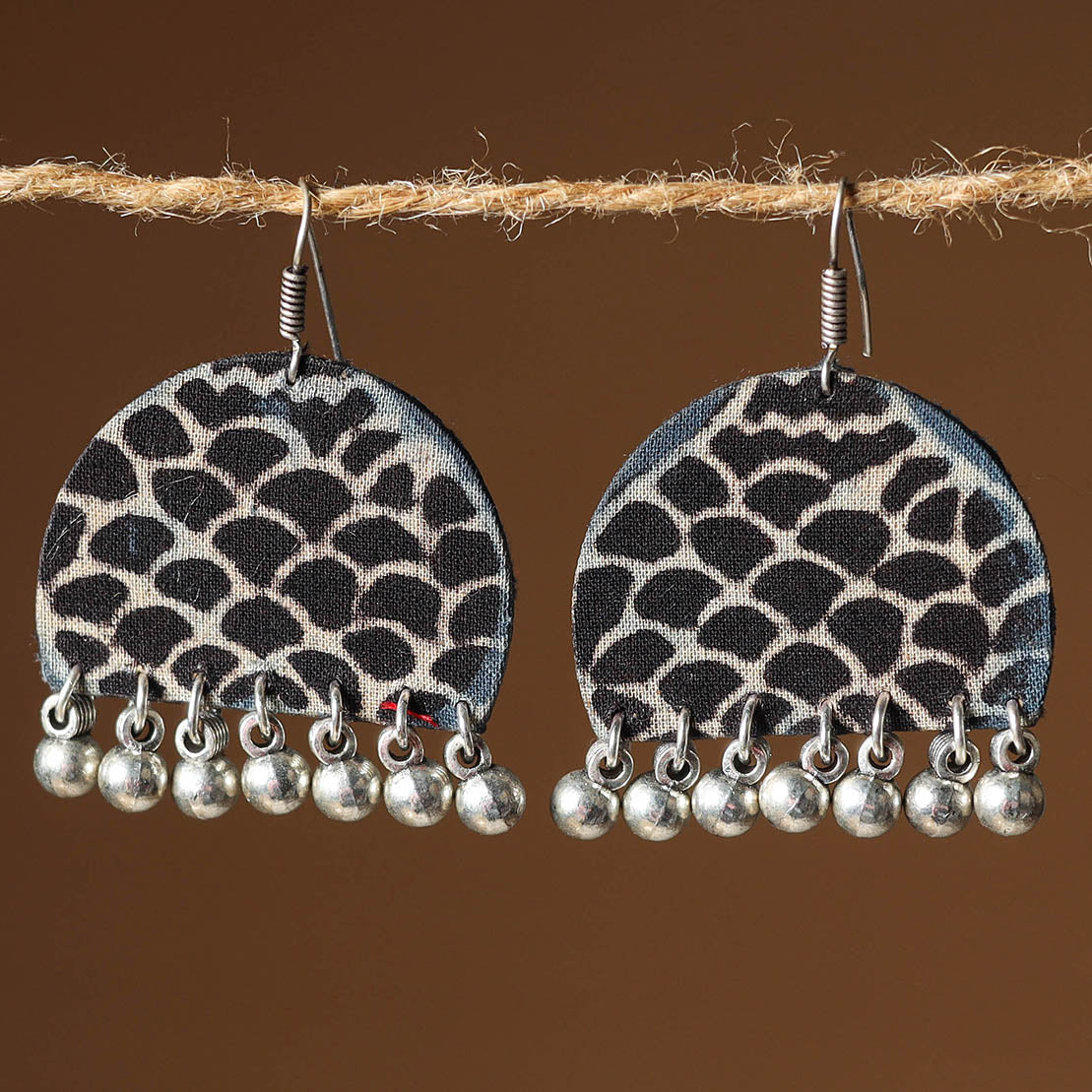 Inayat Ghungroo Work Fabart Earrings