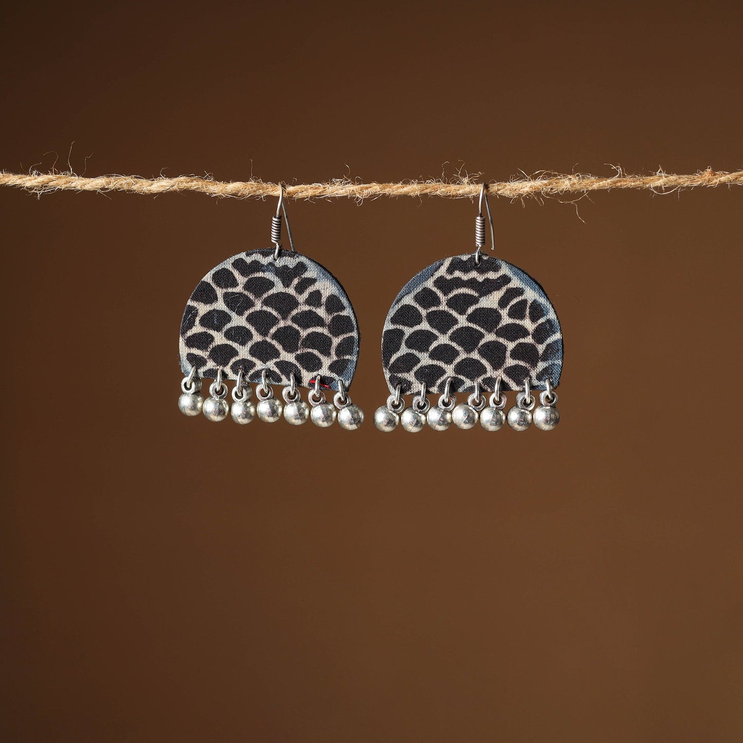 Inayat Ghungroo Work Fabart Earrings