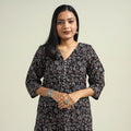Buy Ajrakh Hand Block Printed Cotton Kurta for Women
