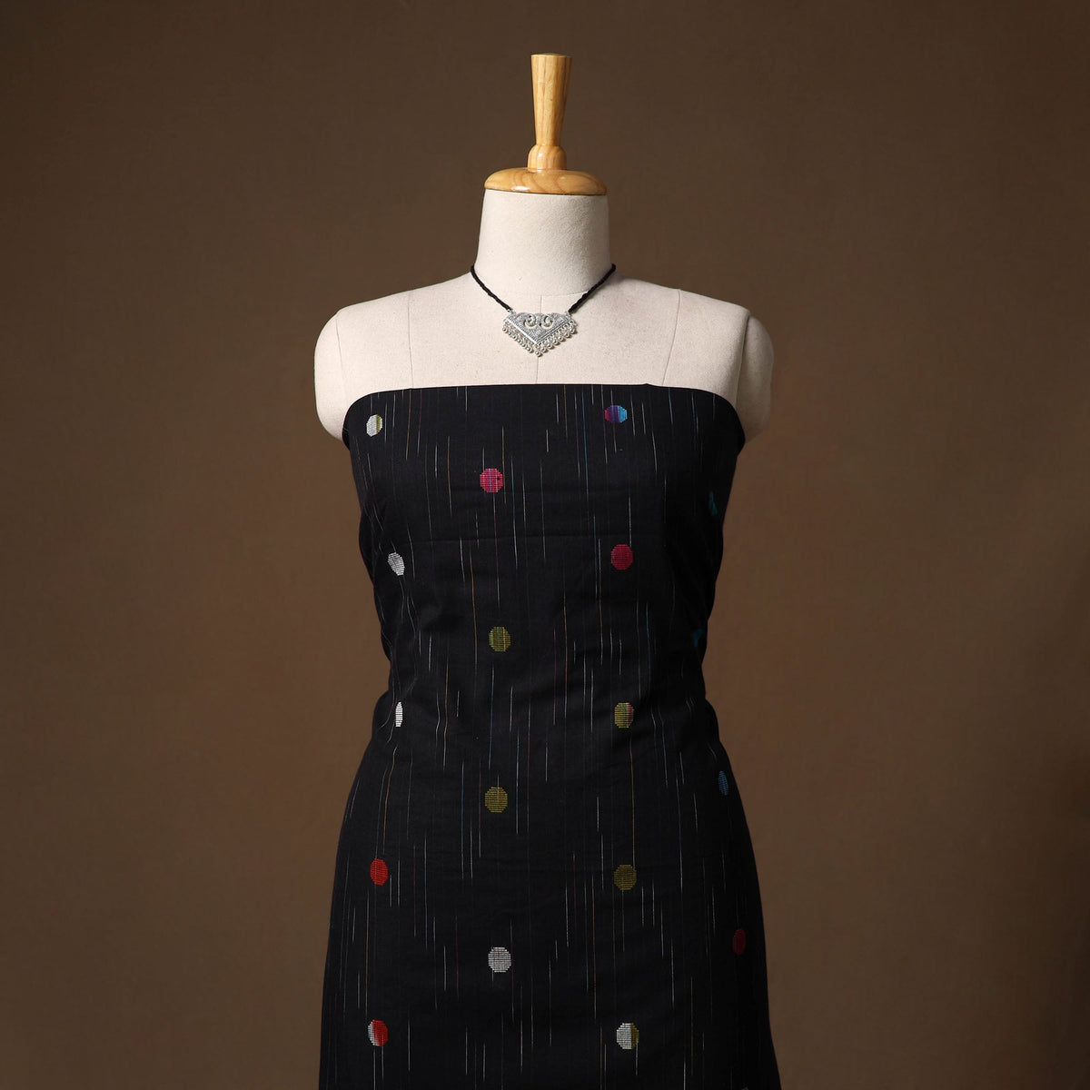 Jacquard cotton 2pc unstitched dress material