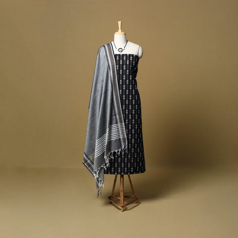 Jacquard cotton 2pc unstitched dress material